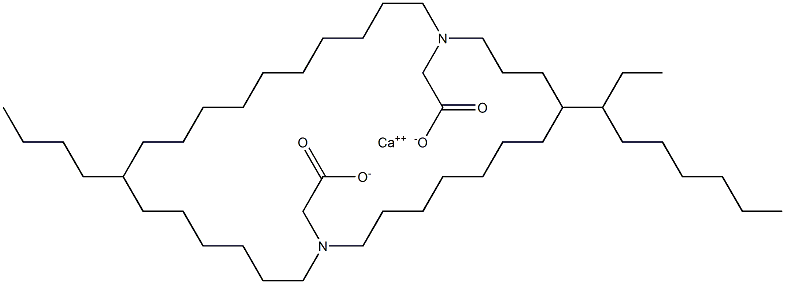 Bis[N,N-diundecylglycine]calcium salt Structure