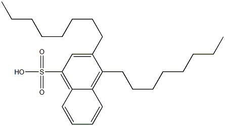3,4-Dioctyl-1-naphthalenesulfonic acid