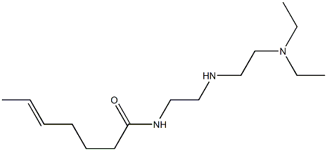 N-[2-[2-(Diethylamino)ethylamino]ethyl]-5-heptenamide Structure