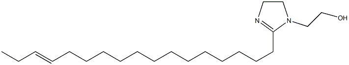 2-(14-Heptadecenyl)-2-imidazoline-1-ethanol,,结构式