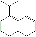 3,4,4a,5,6,7-Hexahydro-8-isopropylnaphthalene 结构式