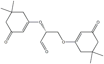 [R,(+)]-2,3-Bis[(5,5-dimethyl-3-oxo-1-cyclohexenyl)oxy]propionaldehyde|