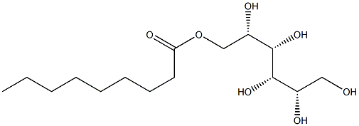 L-マンニトール1-ノナノアート 化学構造式