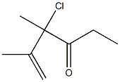  4-Chloro-4,5-dimethyl-5-hexen-3-one