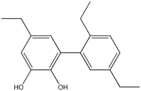 4-Ethyl-6-(2,5-diethylphenyl)benzene-1,2-diol