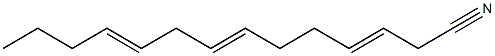 3,7,10-Tetradecatrienenitrile Structure