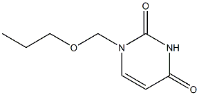 1-Propoxymethyluracil Structure