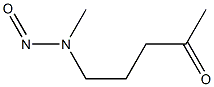 N-Methyl-N-nitroso-4-oxopentylamine,,结构式