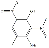 3-Amino-4-methyl-2,6-dinitrophenol Structure