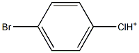 1-Bromo-4-chlorobenzenium Structure