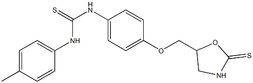 1-[p-[(2-Thioxo-5-oxazolidinyl)methoxy]phenyl]-3-(p-tolyl)thiourea