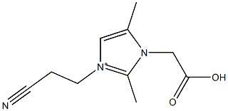 3-(2-Cyanoethyl)-2,5-dimethyl-1-(carboxymethyl)-1H-imidazol-3-ium