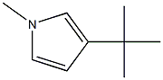 3-tert-Butyl-1-methyl-1H-pyrrole Struktur