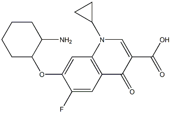 7-[(2-Aminocyclohexyl)oxy]-1-cyclopropyl-6-fluoro-1,4-dihydro-4-oxoquinoline-3-carboxylic acid