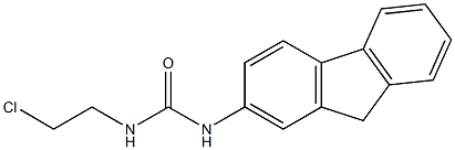 1-(2-Chloroethyl)-3-(9H-fluoren-2-yl)urea,,结构式