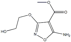 5-Amino-3-(2-hydroxyethoxy)isoxazole-4-carboxylic acid methyl ester