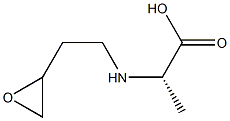 N-(3,4-Epoxybutan-1-yl)-L-alanine Structure