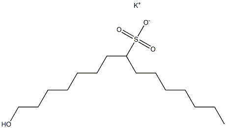 1-Hydroxypentadecane-8-sulfonic acid potassium salt