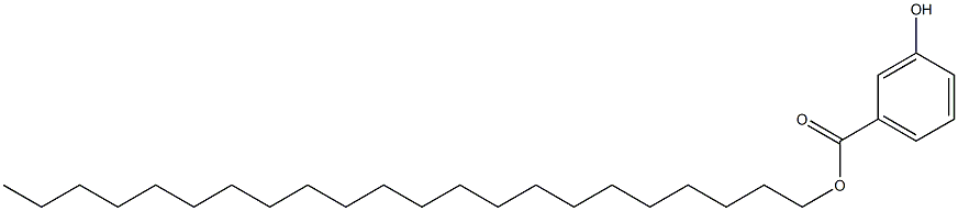 3-Hydroxybenzoic acid docosyl ester,,结构式