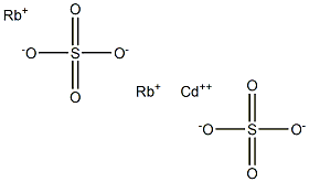 Rubidium cadmium sulfate 结构式