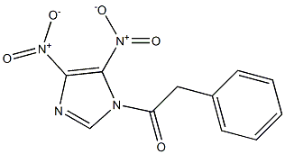 4,5-Dinitro-1-[2-(phenyl)-1-oxoethyl]-1H-imidazole Struktur