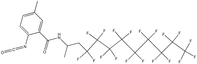 2-Isocyanato-5-methyl-N-[2-(nonadecafluorononyl)-1-methylethyl]benzamide