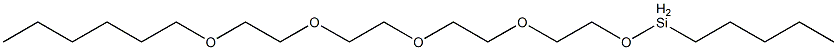 Pentyl[2-[2-[2-[2-(hexyloxy)ethoxy]ethoxy]ethoxy]ethoxy]silane Structure