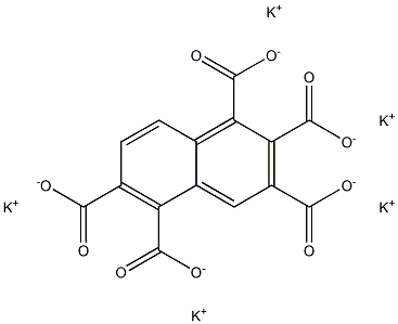 1,2,3,5,6-Naphthalenepentacarboxylic acid pentapotassium salt 结构式