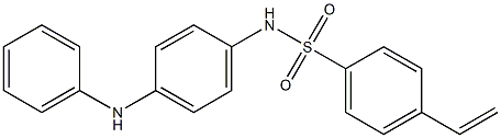 N-(4-Anilinophenyl)-4-vinylbenzenesulfonamide