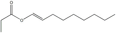 Propionic acid 1-nonenyl ester Struktur