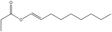 Propionic acid 1-nonenyl ester,,结构式