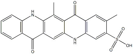 5,7,12,14-Tetrahydro-2,13-dimethyl-7,14-dioxoquino[2,3-b]acridine-3-sulfonic acid|