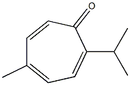 2-Isopropyl-5-methyl-2,4,6-cycloheptatrien-1-one 结构式