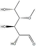 4-O-Methyl-6-deoxy-D-galactose 结构式