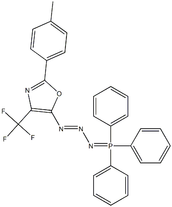  4-(Trifluoromethyl)-2-(4-methylphenyl)-5-[3-(triphenylphosphoranylidene)triazen-1-yl]oxazole