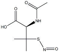 S-Nitroso-L-acetyl penicillamine 结构式