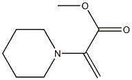 2-Piperidinoacrylic acid methyl ester,,结构式