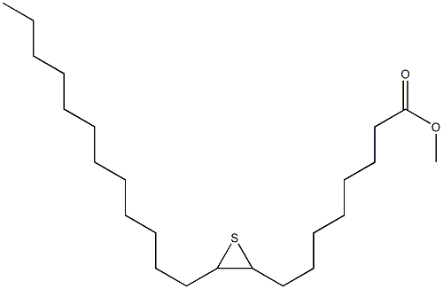 9,10-Epithiodocosanoic acid methyl ester Structure