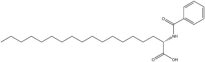 [S,(+)]-2-Benzoylaminostearic acid Structure
