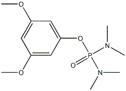 Di(dimethylamino)phosphinic acid (3,5-dimethoxyphenyl) ester 结构式