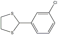 2-(3-Chlorophenyl)-1,3-dithiolane Struktur