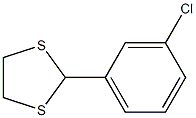 2-(3-Chlorophenyl)-1,3-dithiolane Structure