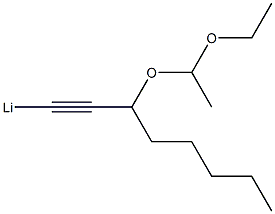 3-(1-Ethoxyethoxy)-1-octynyllithium Structure