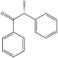 (R)-1,2-ジフェニル-1-プロパノン 化学構造式