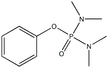 Di(dimethylamino)phosphinic acid (phenyl) ester,,结构式