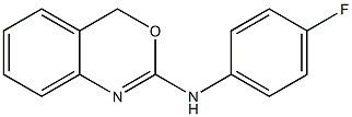 2-(4-Fluorophenylamino)-4H-3,1-benzoxazine Struktur