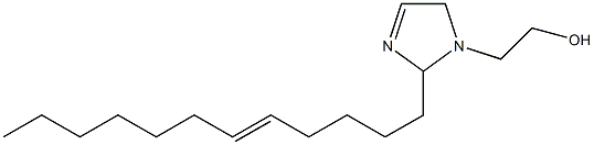 1-(2-ヒドロキシエチル)-2-(5-ドデセニル)-3-イミダゾリン 化学構造式