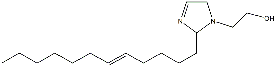 2-(5-Dodecenyl)-3-imidazoline-1-ethanol Struktur