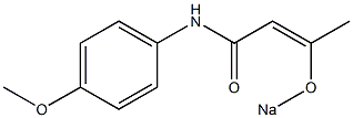 N-(4-Methoxyphenyl)-3-(sodiooxy)-2-butenamide