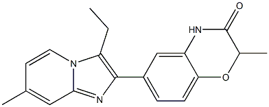  6-(3-Ethyl-7-methyl-imidazo[1,2-a]pyridin-2-yl)-2-methyl-2H-1,4-benzoxazin-3(4H)-one